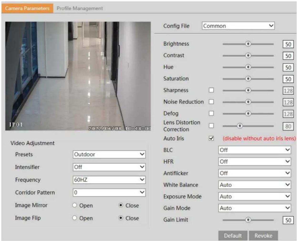 Speco Technologies O4iT2M - Image Configuration - 1