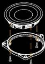 Morel IR-BMW42W - Component Midwoofer and Coax Adapter Assembly - 6