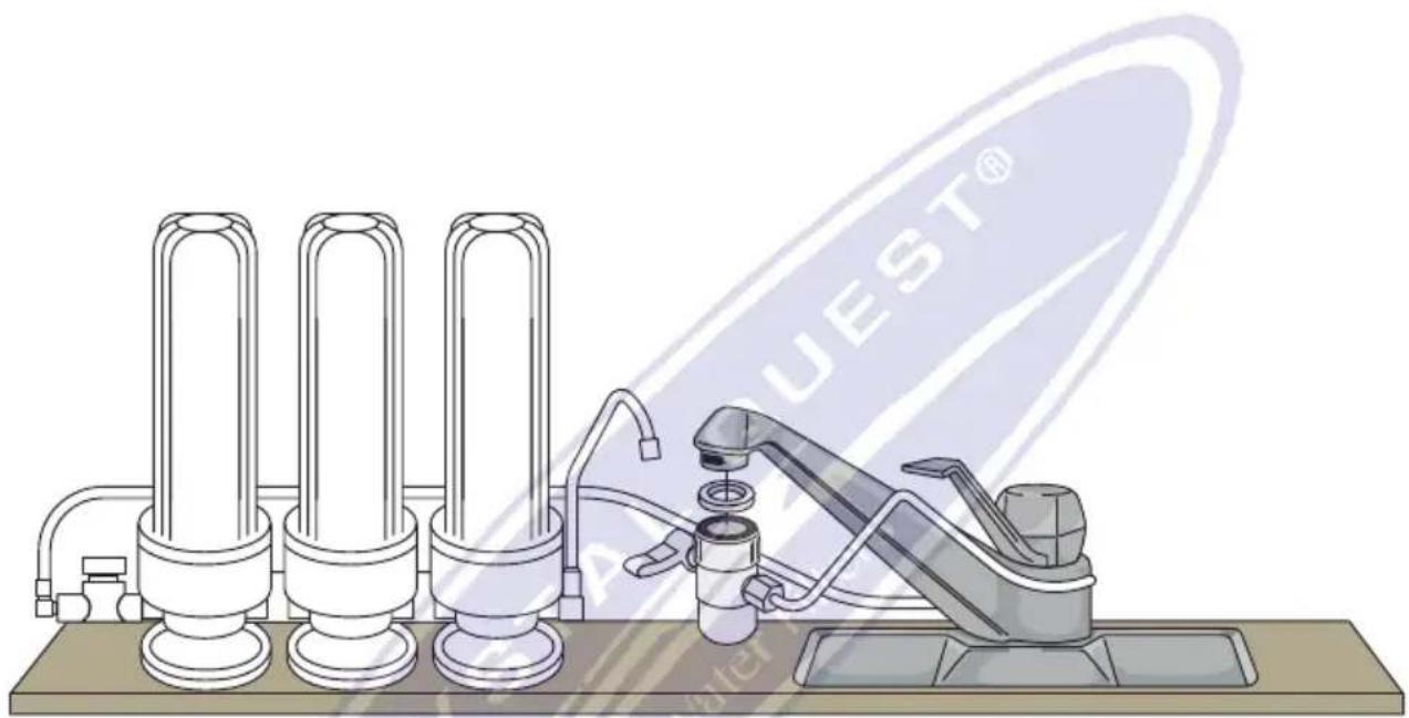 Crystal Quest CQE-CT-00138 - Crystal Quest® Countertop Replaceable Water Filter Systems INSTALLATION AND OPERATION GUIDE - 1