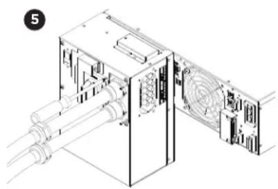 CyberPower Smart App Online OL10KRTMBTF - Step 5: Fix the terminal block cover on the Maintenance Bypass Module - 2