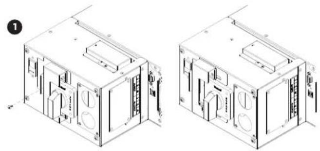 CyberPower Smart App Online OL10KRTMBTF - Step 6: Fix the cover on the Maintenance Bypass Module - 1