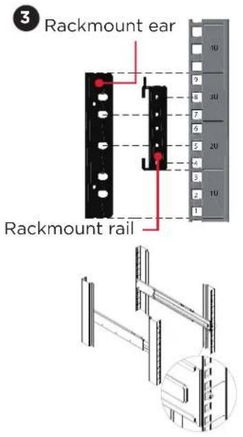 CyberPower Smart App Online OL10KRTMBTF - RACKMOUNT INSTALLATION: RACKMOUNT EARS INSTALLATION CONT. - 1