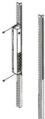 CyberPower PDU20B2F10R - Vertical Installation with Brackets - 2