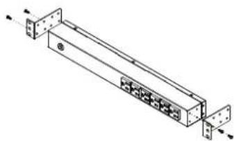CyberPower PDU20B2F10R - Horizontal Installation (1U models only) - 1