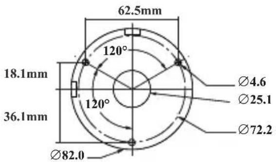 Speco Technologies V5B2M - ▶Mounting for V5B2/V5B2M - 1