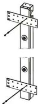 CyberPower PDU20BT2F8R - Vertical Installation with Brackets (0U models only) - 1