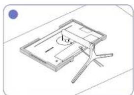 SAMSUNG U32H750UMM - Attaching the Stand (U32H750UM\* / U32H850UM\*) - 7