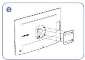 SAMSUNG U32H750UMM - Installing a Wall-mount Kit or Desktop Stand (U32H750UM\* / U32H850UM\*) - 2