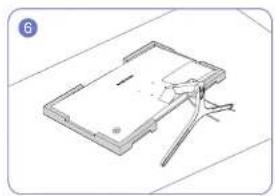 SAMSUNG U32H750UMM - Attaching the Stand (U28H750UQ\*) - 6