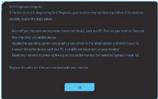 SAMSUNG C27JG54QQM - Self Diagnosis - 5
