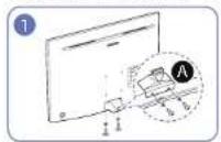 SAMSUNG C27JG54QQM - Installing a Wall-mount Kit or Desktop Stand - 6