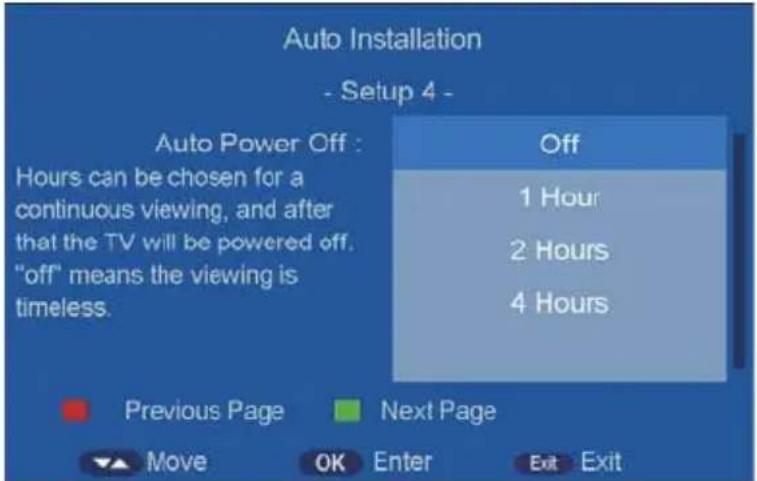 HAIER LE40B9600T - Auto Power Off - 1