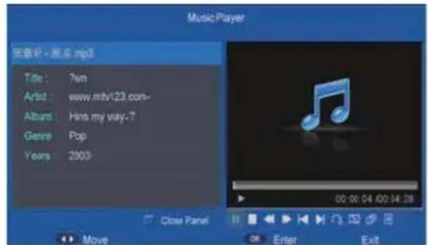 HAIER LE40B9600T - Music - 2