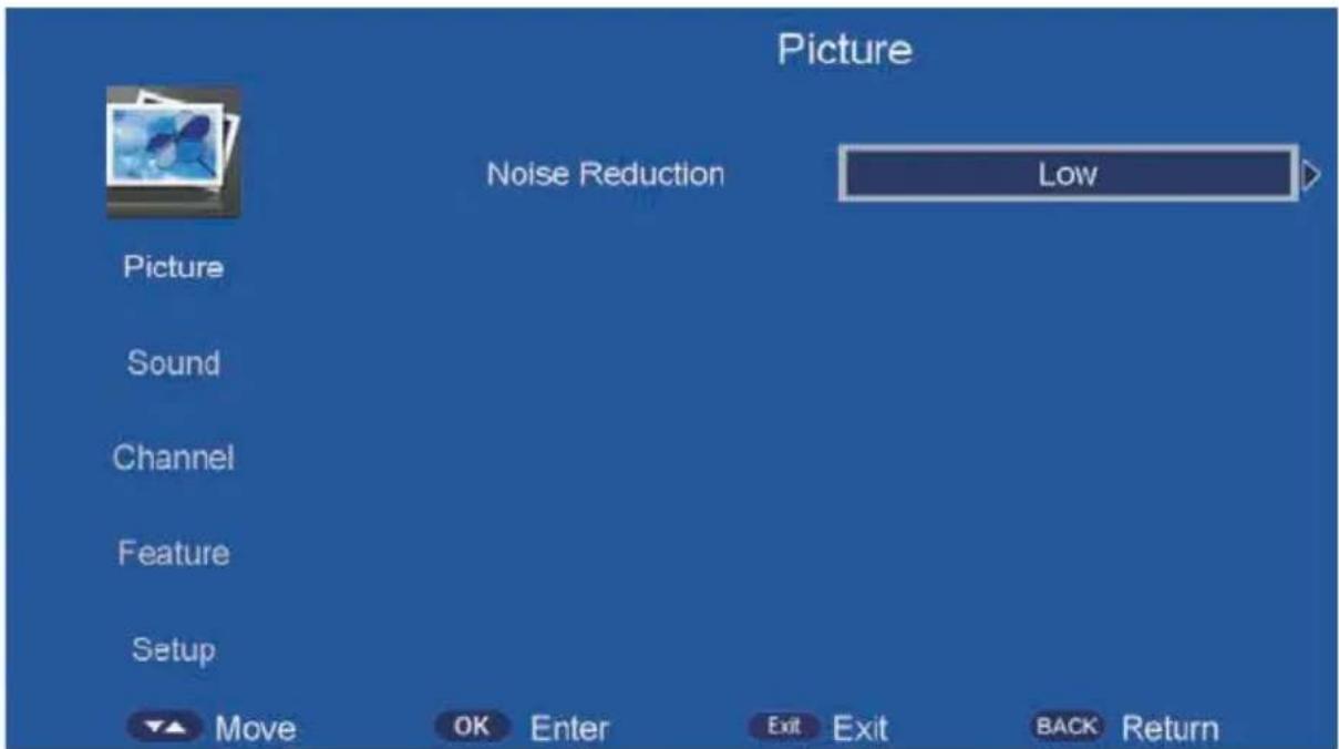 HAIER LE40B9600T - Picture Menu - 1