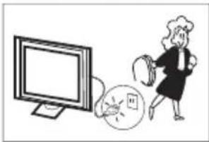HAIER LE40B9600T - WARNING: - 11