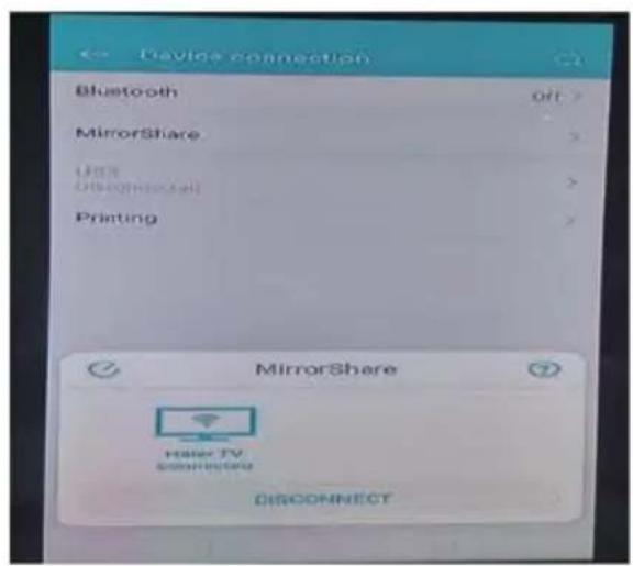 HAIER LE40B9600T - Operation instructions of Miracast - 4