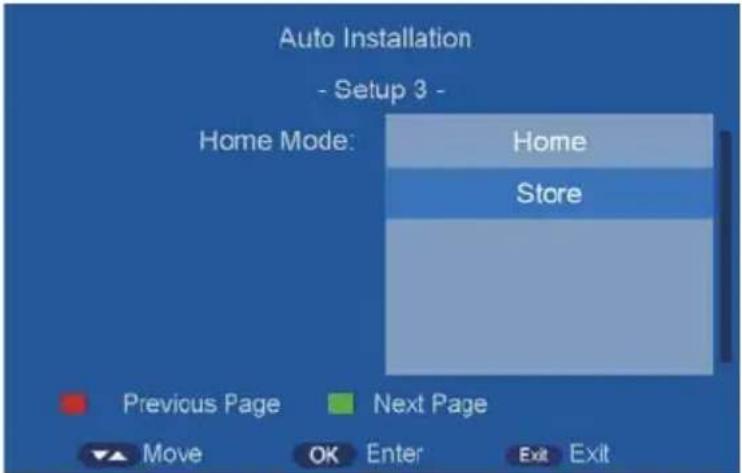 HAIER LE40B9600T - Home Mode - 1