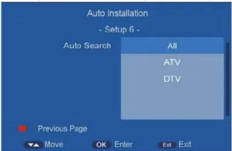 HAIER LE40B9600T - Auto Search - 1