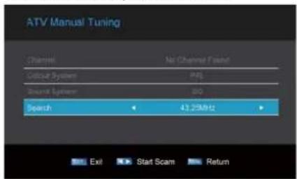 HAIER LE32B9200WB - 3). ATV Mannul Tuning: - 1