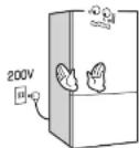 HAIER JR-NF170H - 交流100V以外では、使用しない - 2