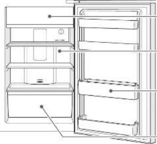 HAIER JR-NF445B - フリーザーポケット(約-16~-18℃) - 1
