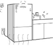 HAIER JR-NF170D - 湿気の多いところや、水のかかるところへは据え付けない - 2