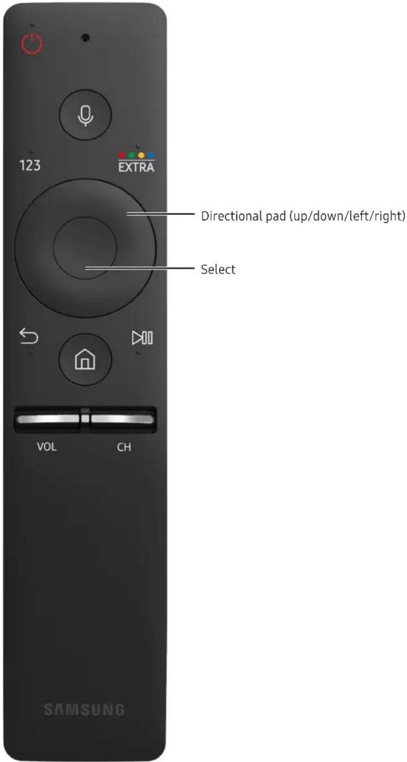 SAMSUNG UA49KU7500S - About the Samsung Smart Remote (Voice Interaction version) - 1