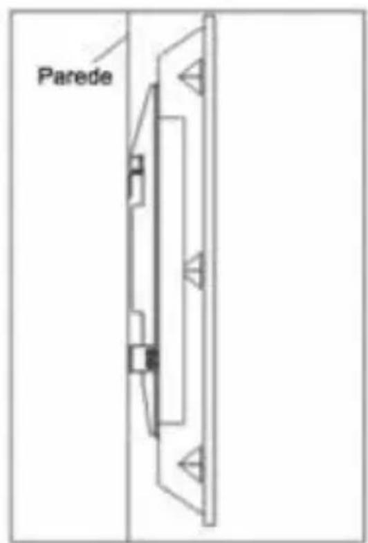 Mitsai PSW003S - Fixação da TV na Placa de Parede - 2