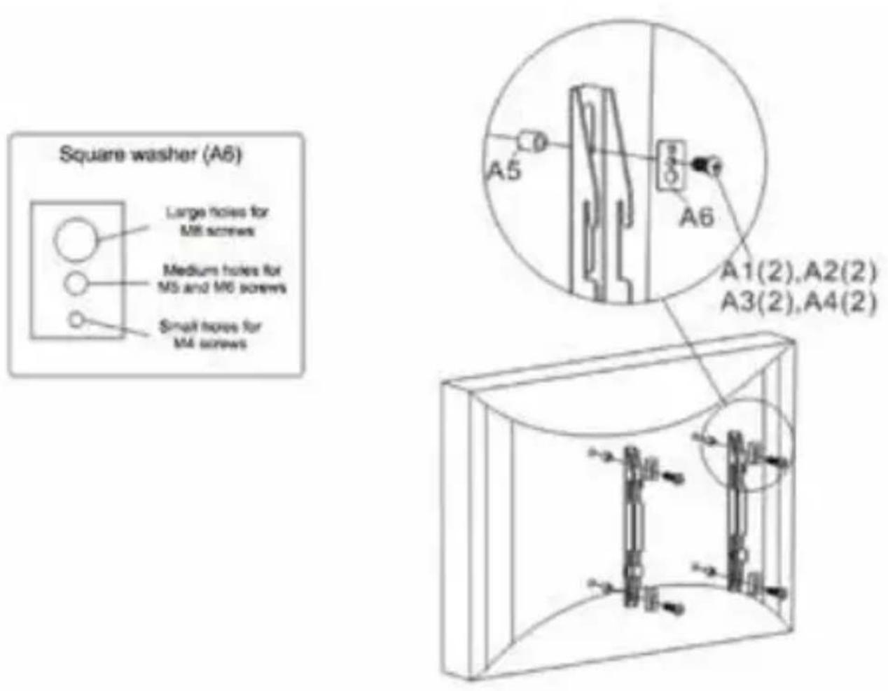 Mitsai PSW003S - LCD/LED TV WaLL MounT - 1