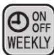 DAIKIN Alira X FTKM60W2VMA - Notes on WEEKLY TIMER operation - 1