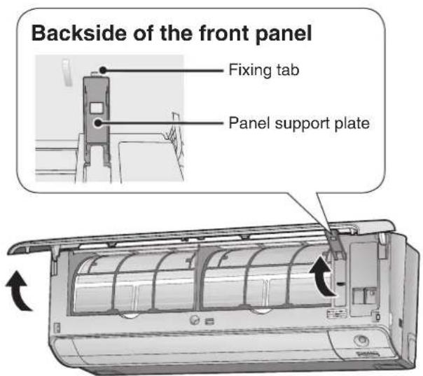 DAIKIN Alira X FTKM60W2VMA - Open the front panel. - 1