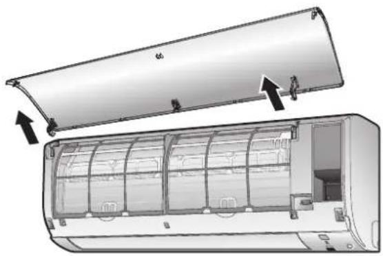 DAIKIN DRXF35T2VMA - Remove the front panel.1. - 2