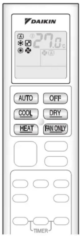 DAIKIN DRXF35T2VMA - Notes on remote controller - 1