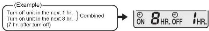 DAIKIN DTXF35T2VMA - No combine ON TIMER and OFF TIMER - 1
