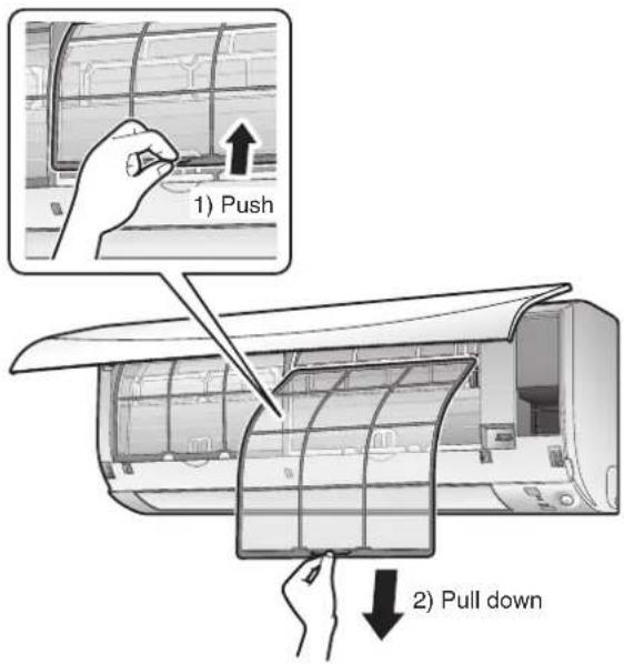 DAIKIN Cora FTKM20Q2VMA - Pull out the air filters. - 1