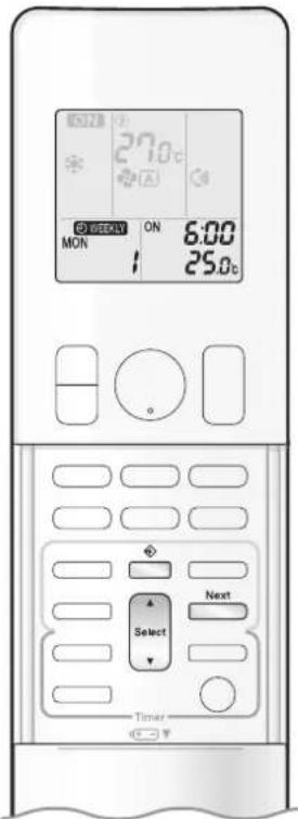 DAIKIN Cora FTKM20Q2VMA - Setting example of the WEEKLY TIMER - 4