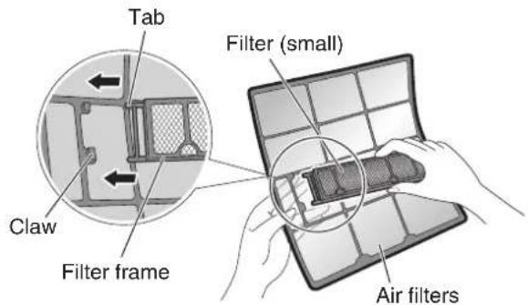 DAIKIN Alira X FTXM46W2VMA - Insert the filter. - 1