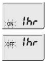 DAIKIN Cora FTKM35Q2VMA - Press and hold on or for about 5 seconds, when signal indicator (▲) blink, release your finger from the button. - 1