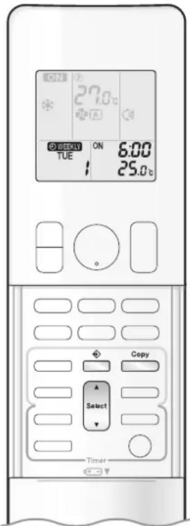 DAIKIN Cora FTKM35Q2VMA - Notes on WEEKLY TIMER operation - 1