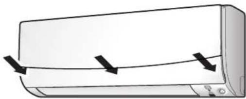 DAIKIN Cora FTKM35Q2VMA - Close the front panel slowly. - 1