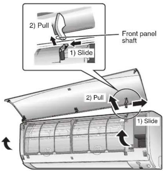 DAIKIN Cora FTKM35Q2VMA - Remove the front panel. - 1