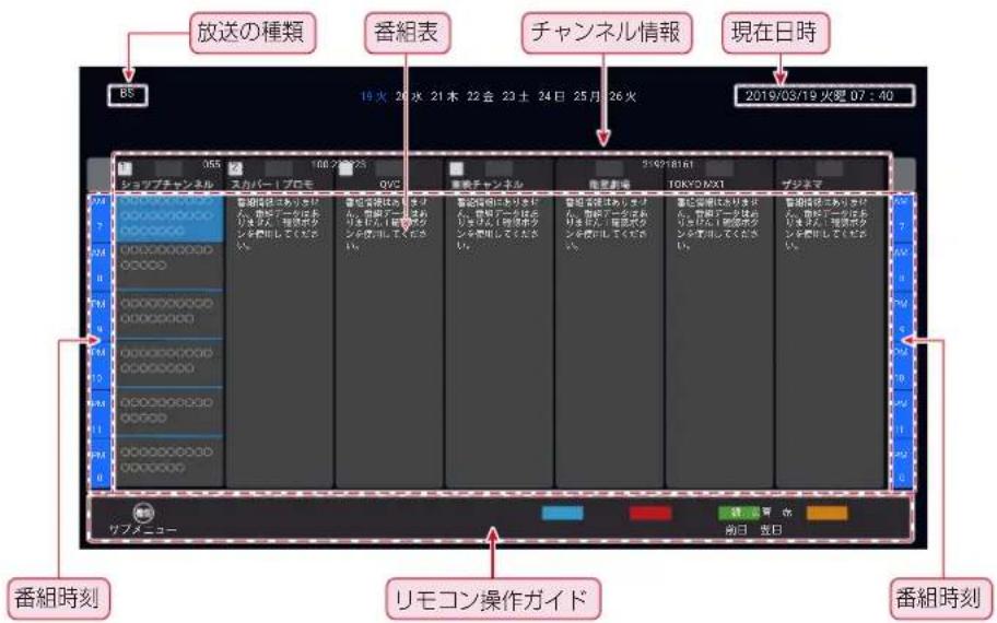 TCL 65Q815 - 番組表を押します。 - 1
