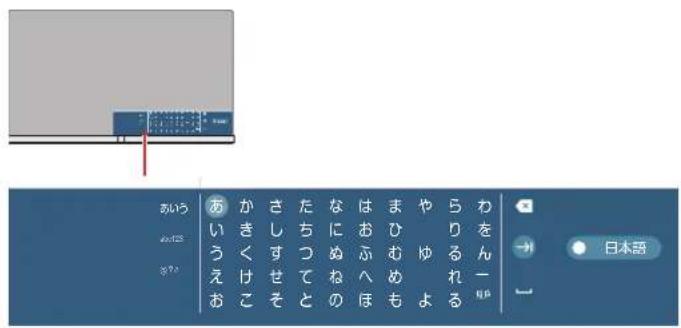 TCL 65Q815 - スクリーンキーボードを使用する - 1