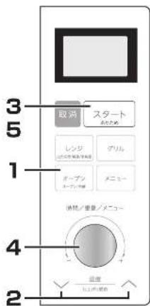 HAIER JM-KNFVH25A - 手動調理 オーブンを使う(予熱あり) - 1