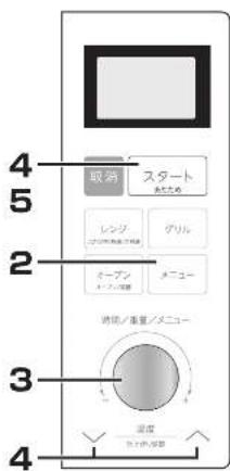 HAIER JM-KNFVH25A - メニュー15~19(予熱オーブンメニュー) - 1