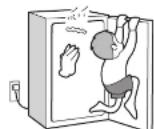 HAIER JF-NUF136E - ドアにぶら下がったり、乗ったりしない - 2