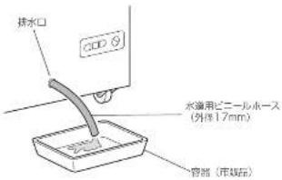 排水口 水道用ビニール水一ス (外径17mm) 容器(市規区)