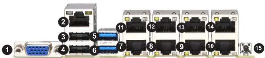 Supermicro SuperServer 1019C-FHTN8 - Front I/O Ports - 1