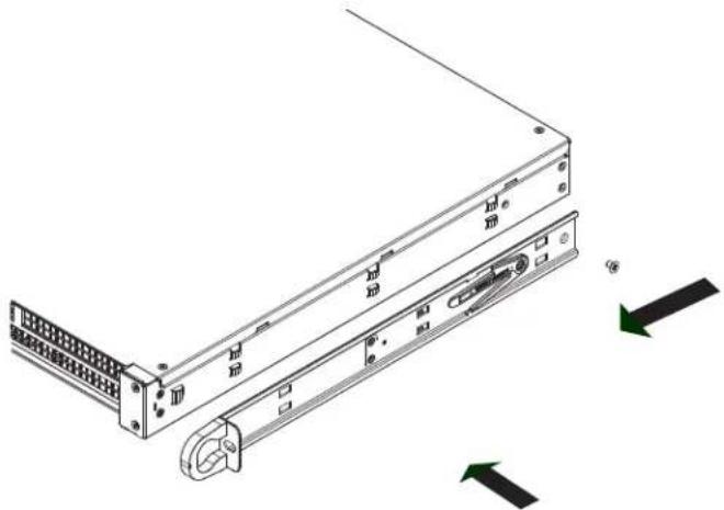 Supermicro SuperServer 1019C-FHTN8 - Installing the Inner Rails - 1