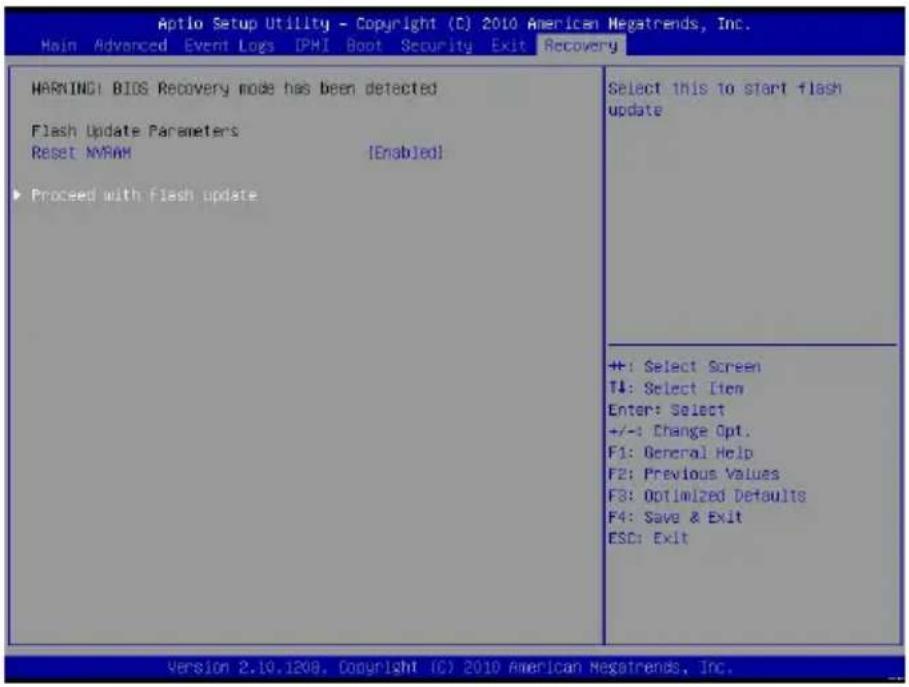 Supermicro SuperServer 5038MR-H8TRF - B-3 To Recover the Main BIOS Block Using a USB-Attached Device - 3